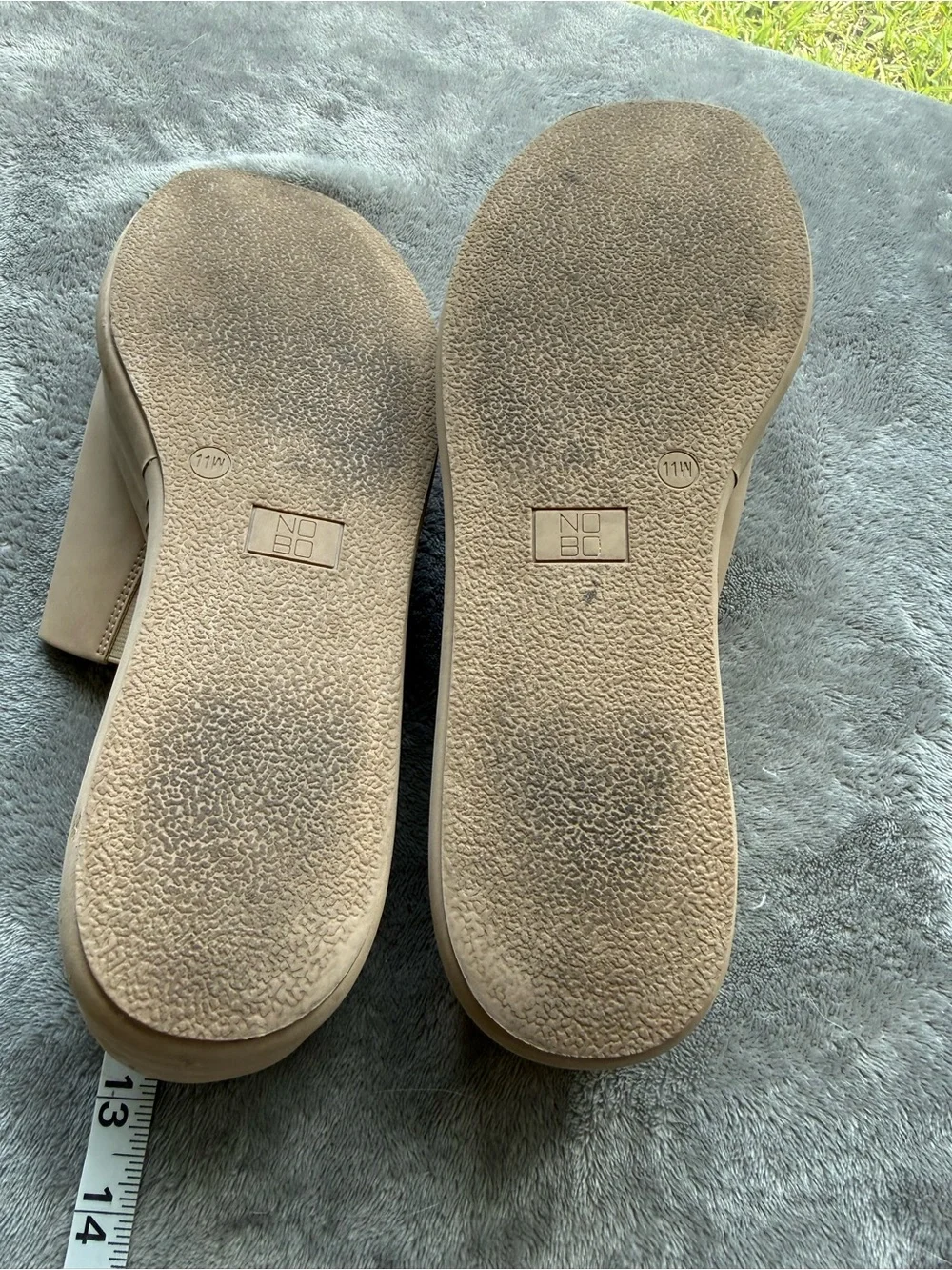 No Boundaries Nude Slide Sandals
